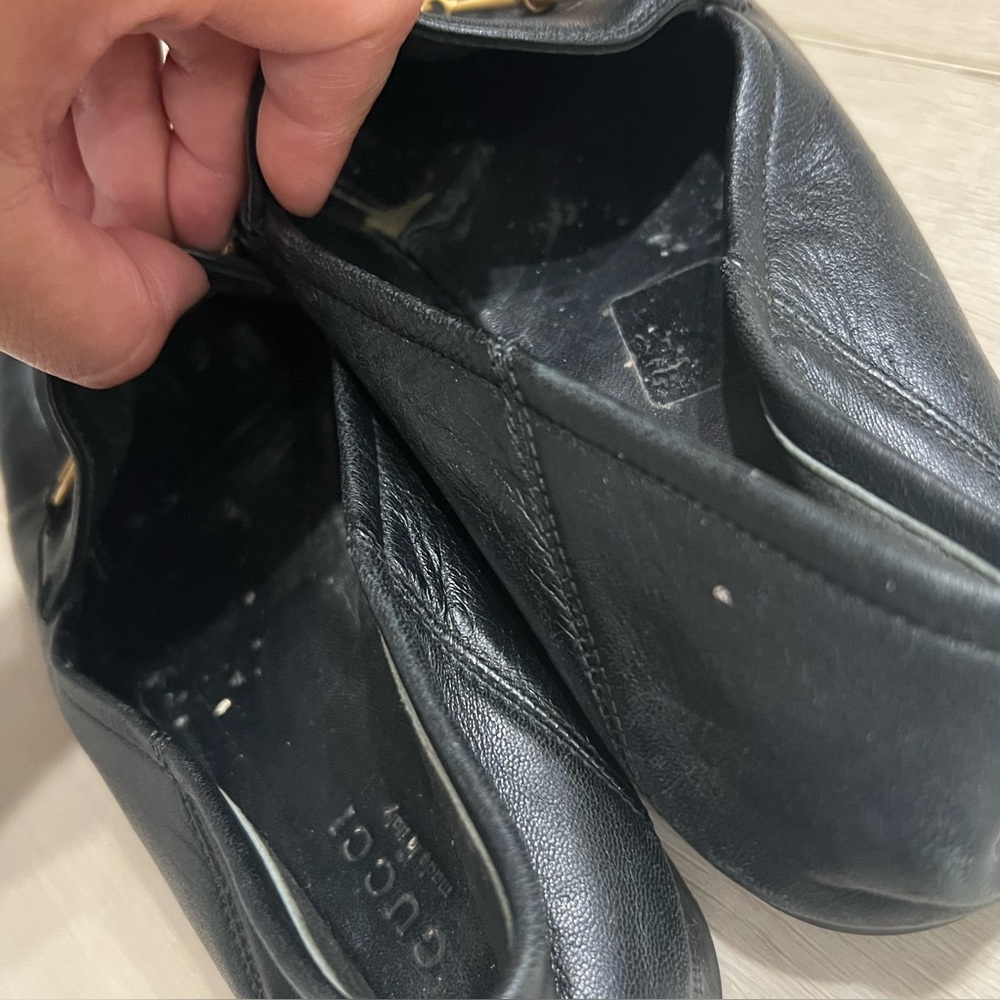 Gucci Brixton Leather Horsebit Loafers | EU 38 - Picture 4 of 5